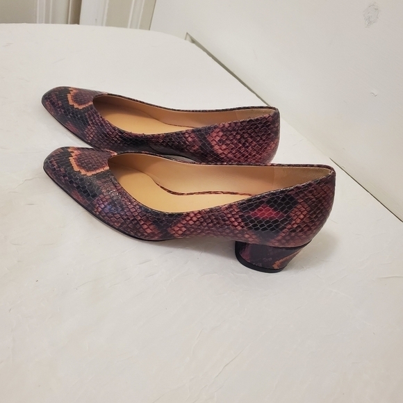 NWOT 27 Edit Snakeprint Geneva Pumps Size 6.5 - Picture 4 of 14